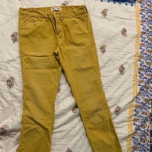 Yellow Madewell corduroy pants